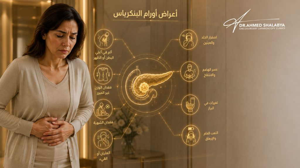 اعراض أورام البنكرياس